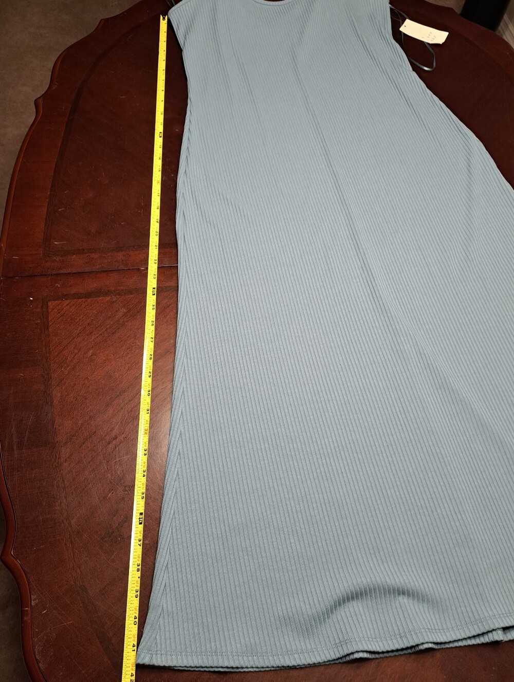 a new day Blue Rib Knit Slip Dress - Picture 6 of 11